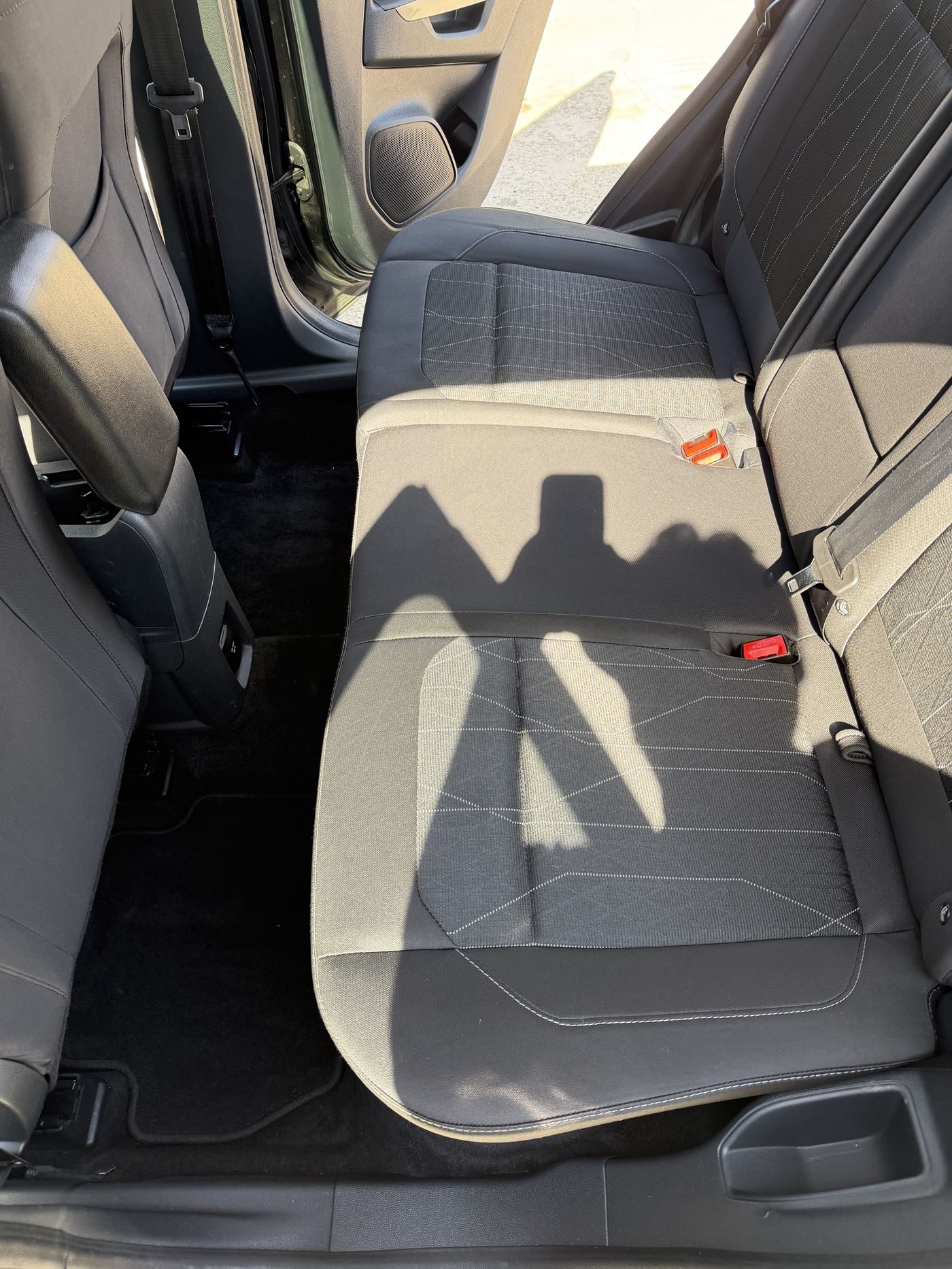 Rear seats after